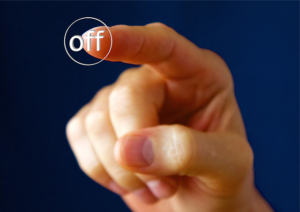 hand swicthing off